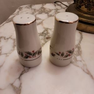 Vintage Holly Salt and Pepper Shakers made in Japan